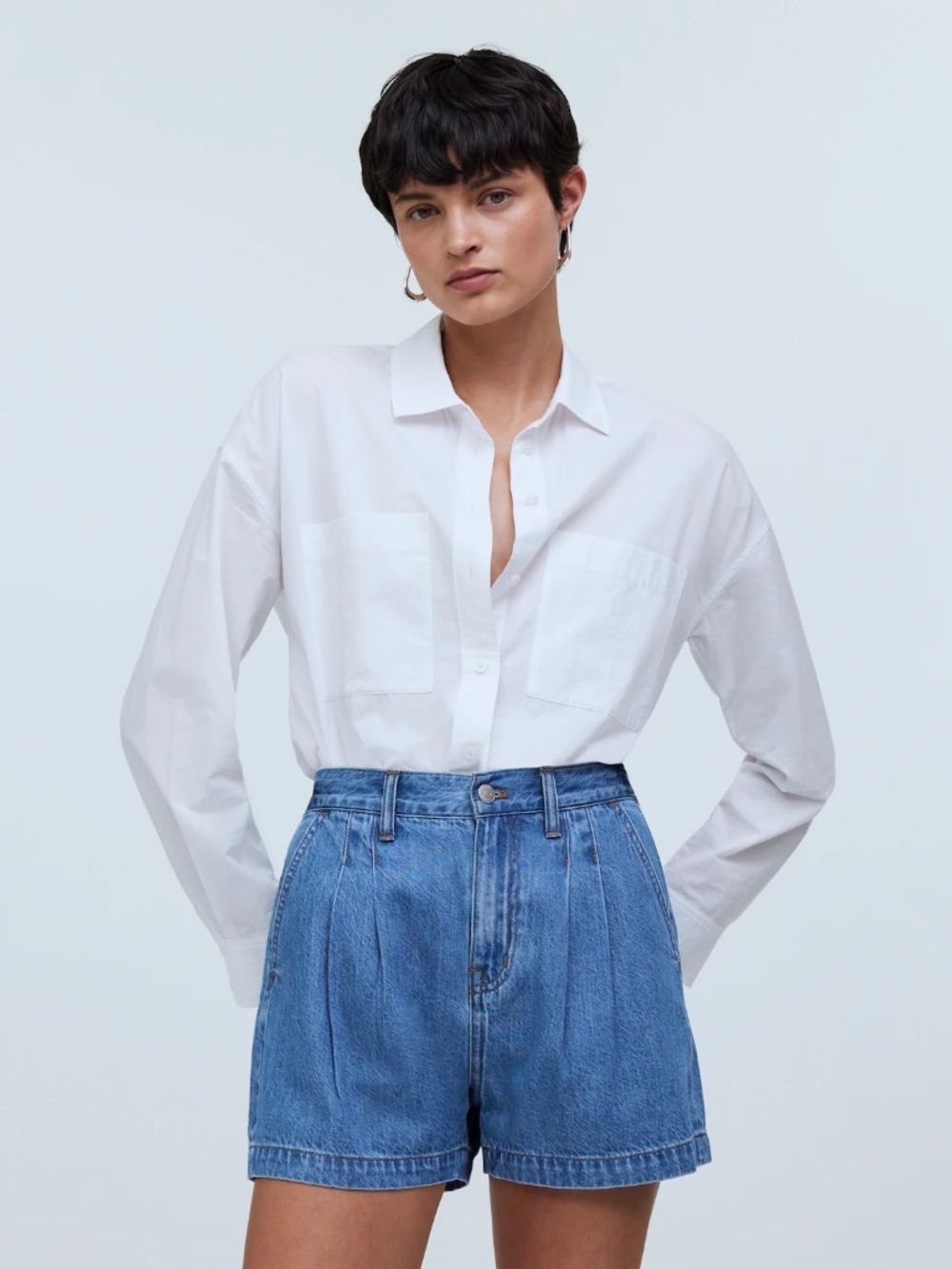 Madewell The Harlow Jean Short in Saltzman Wash
